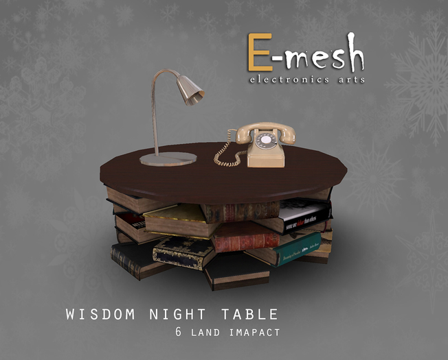 E-mesh: Wisdom night table