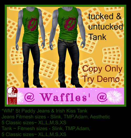 *WM* St Paddy Jeans & Irish Kiss Tank
