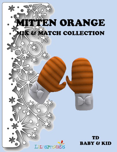 MITTENS ORANGE 