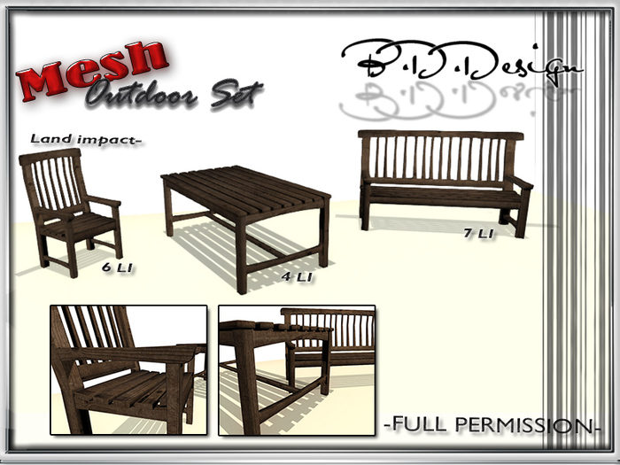 .::B.D.D::. FULL PERM-Outdoor set