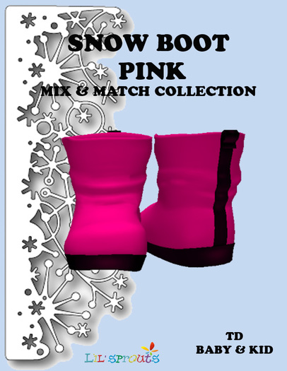 SNOW BOOT PINK