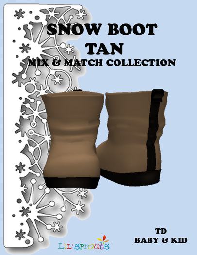 SNOW BOOT TAN 