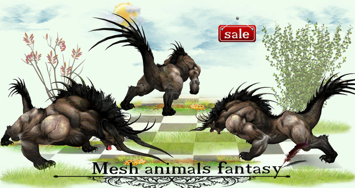 Mesh animals fantasy(copy&modify) v 43