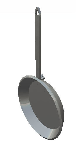 Kitchen Restaurant Aluminium Fry Pan