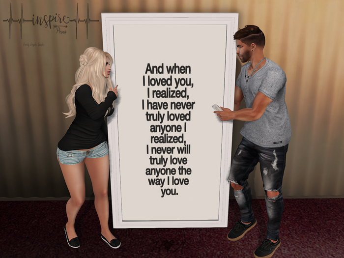 The Way I Love you  - Couples Pose BOXED