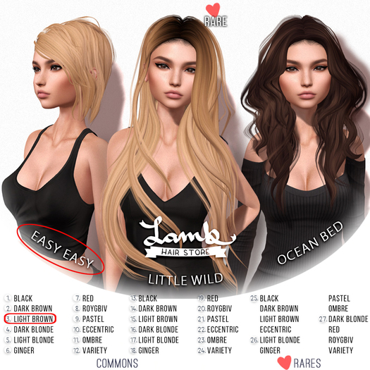 Lamb. Easy Easy - Light Brown Pack