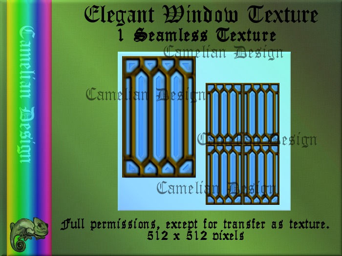 Elegant Window Texture