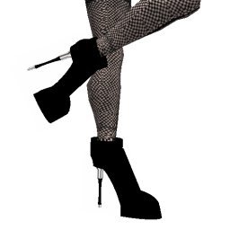 Vv Bloodlines vV New Rox Black Stilettos