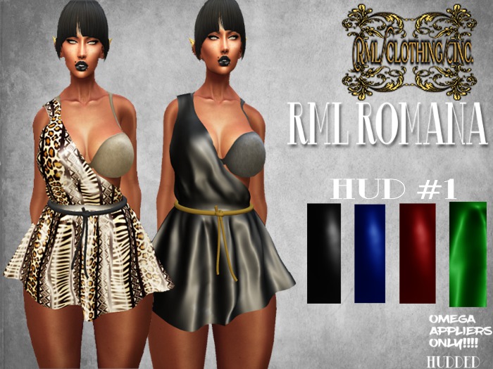 RML ROMANA DRESS HUD #1:DARKS(UNPACK ME)