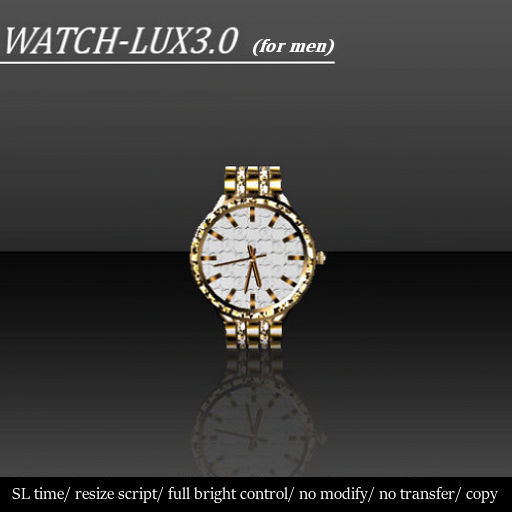 [DEMO] WATCH LUX3.0 GOLD [M]    -RYCA-