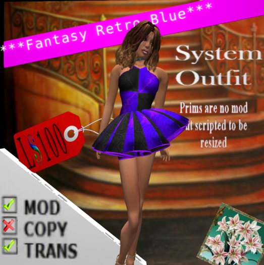 Fantasy Retro Mini (Blue)