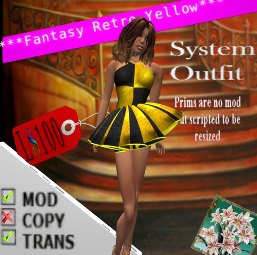Fantasy Retro Mini (Yellow)