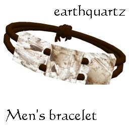 3 Block EQ Cord Bracelet - Lg sz