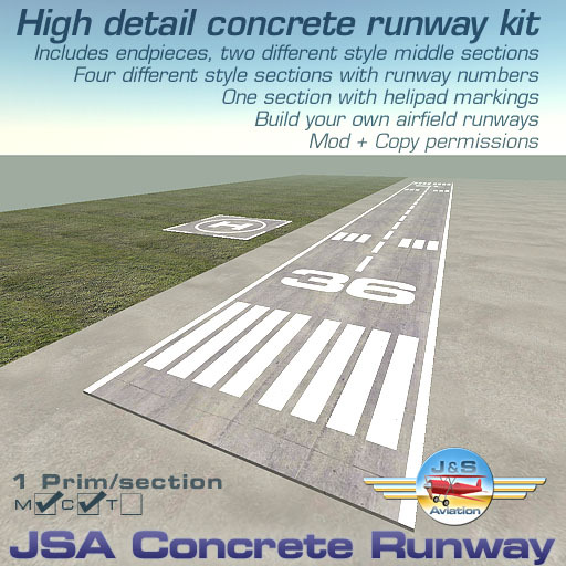 JSA Concrete Runway Kit (Rev1.0SLX)