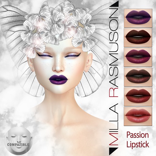 MRM"Passion"Lipstick Classic/ Bento Lelutka V.1.0 box (wear me)