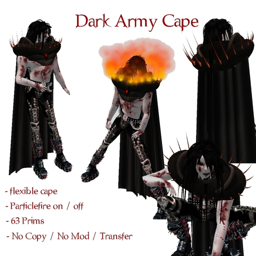 Dark Army Fire Cape Boxed