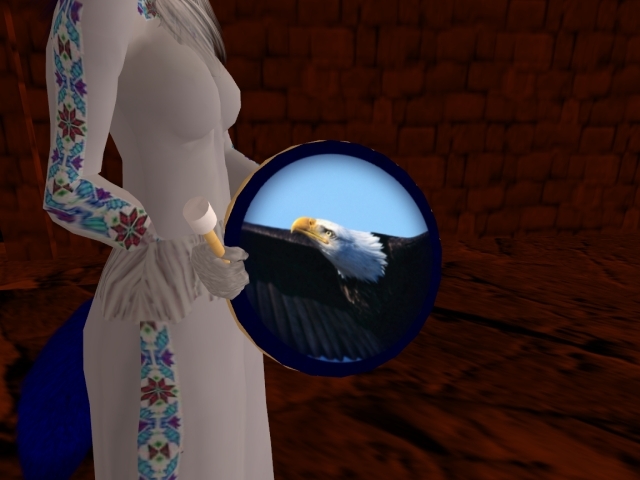 Scripted Eagle Hand Shaman Drum Updated