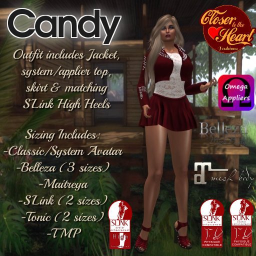Candy Jacket/Skirt Outfit**