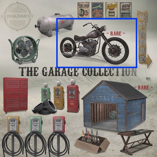 [Con.] The Garage Collection - (WEAR ME) Rat Rod Bike(Hud) RARE