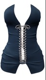 Kaithleen's Lace Mini Dress - Midnight