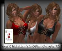 BLACK FRIDAY Birgit Mai's Lace Up Biker Top Fat Pack (BOXED)