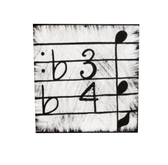 {Q-Essentials} Music Sheet Wall Decor