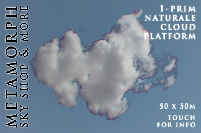 Metamorph 1-Prim Cloud Platform 50 x 50 NATURALE