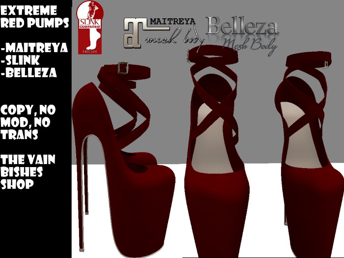 tvbs- extreme red pumps