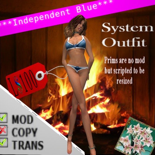 Independent Lingerie (Blue)