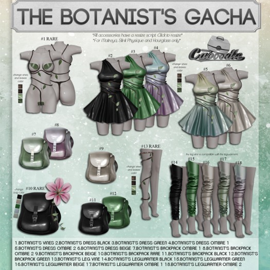 Caboodle - The Botanist's Legwarmer - Maitreya - Ombre 2