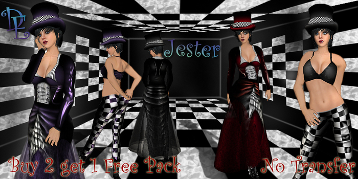 *DE Designs* Jester Ladies-Multi Pack