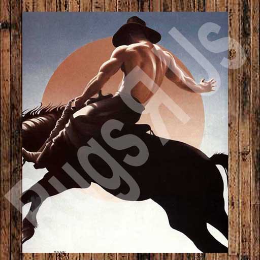 Rug - Western - Cowboy - 004