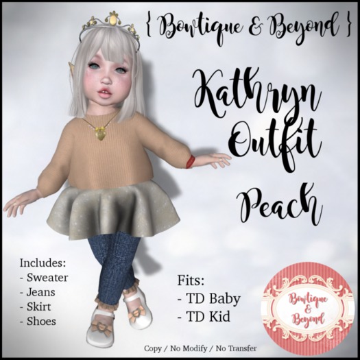 { Bowtique & Beyond } Kathryn Outfit / Peach [BOXED]