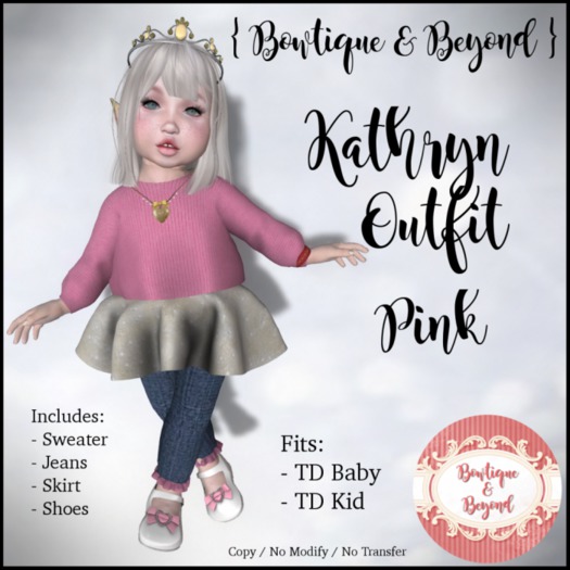 Tiny Tiaras Bowtique - Kathryn Outfit / Pink