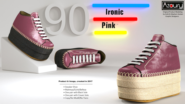 AZOURY - Ironic Sneaker [Pink]
