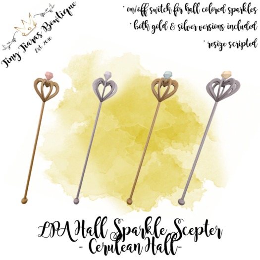 {TTB} LPA Cerulean Sparkle Scepter {BOXED}