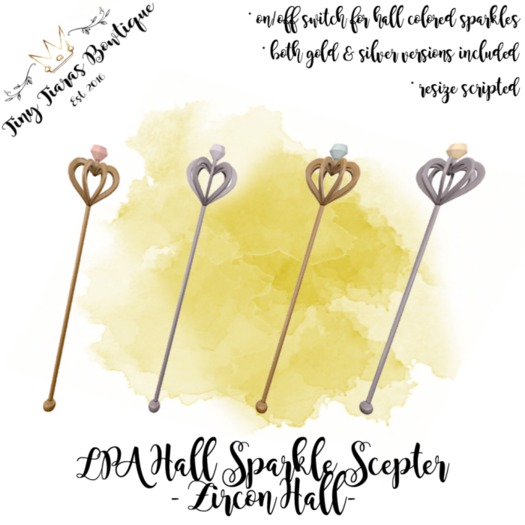{TTB} LPA Zircon Sparkle Scepter {BOXED}