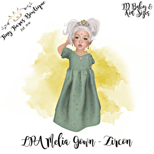 {TTB} Melia Gown / Zircon {BOXED}