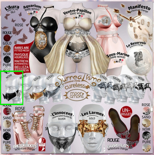 :moonamore+cureless: L'Innocent Mask /Noir