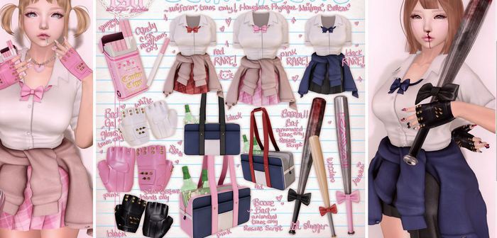 .tsg. Delinquent - Uniform Pink RARE