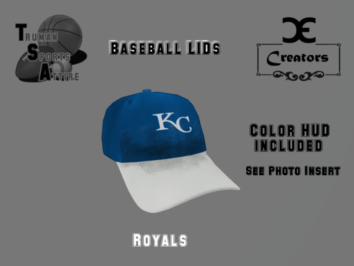 Baseball LIDs - Royals (Bag)