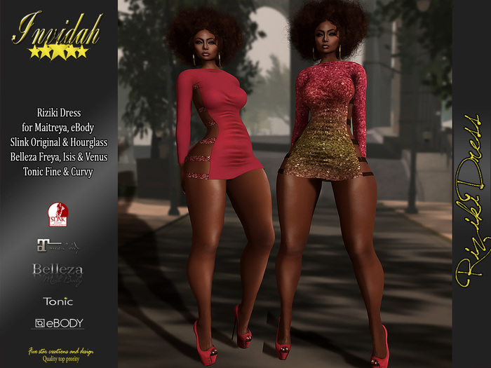Invidah* Riziki Dress - PUNCH