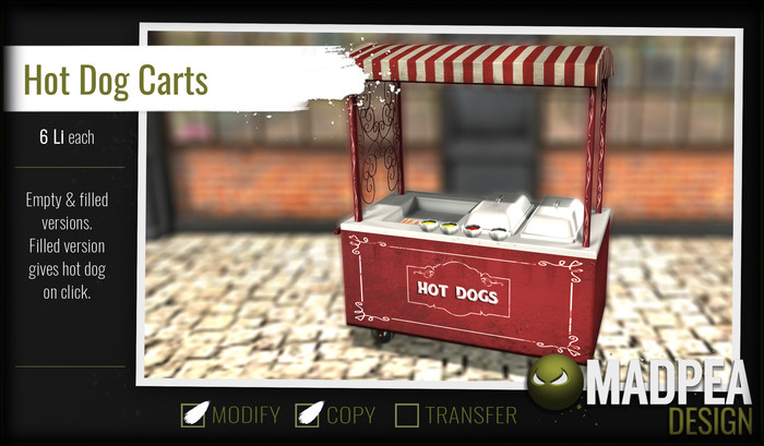 MadPea Hot Dog Carts