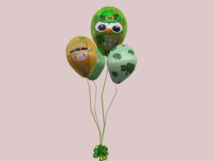 St. Patricks Balloon Bouquet