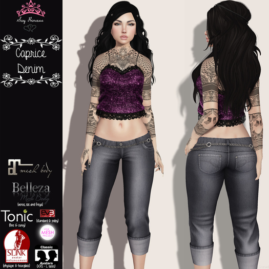 **Sexy Princess**  Capri Denim
