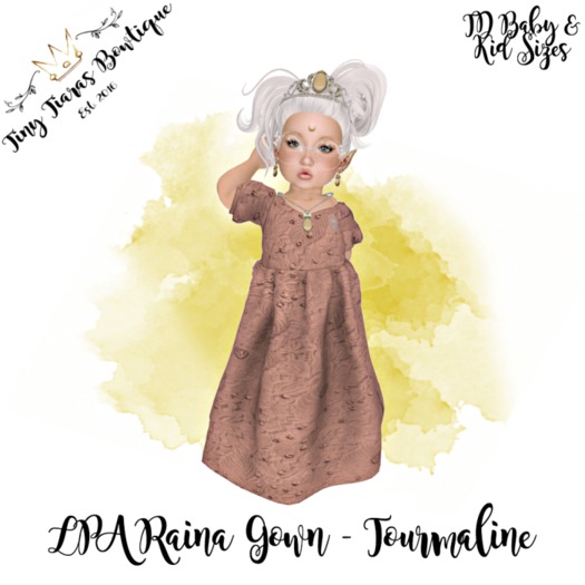 {TTB} Raina Gown / Tourmaline {BOXED}