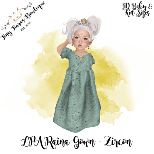 {TTB} Raina Gown / Zircon {BOXED}