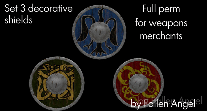 3 shield full perm for weapon merchants