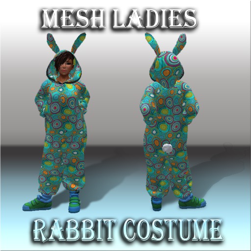 * Mesh Ladies Rabbit Costume *