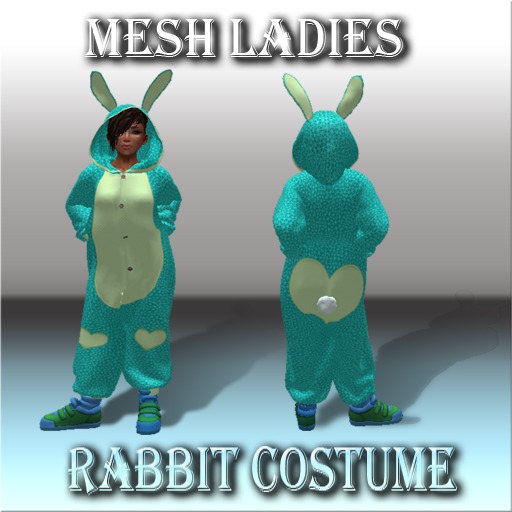 ** Mesh Ladies Rabbit Costume**